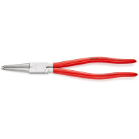 KNIPEX 44 13 J4 Sicherungsringzange für Innenringe in Bohrungen mit Kunststoff überzogen verchromt 320 mm
