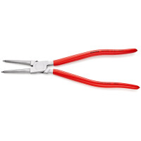 KNIPEX 44 13 J4 Sicherungsringzange für Innenringe in Bohrungen mit Kunststoff überzogen verchromt 320 mm