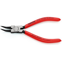 KNIPEX 44 31 J12 Sicherungsringzange für Innenringe in Bohrungen 45° gewinkelt mit Kunststoff überzogen schwarz atramentiert 140 mm