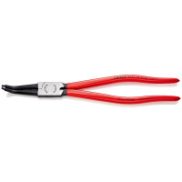 KNIPEX 44 31 J42 Sicherungsringzange für Innenringe in Bohrungen 45° gewinkelt mit Kunststoff überzogen schwarz atramentiert 310 mm