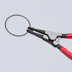 KNIPEX 45 11 170 Montagezange für Sprengringe auf Wellen mit Kunststoff überzogen brüniert 170 mm