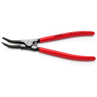 KNIPEX 45 21 200 Montagezange für Sprengringe auf Wellen mit Kunststoff überzogen schwarz atramentiert 220 mm