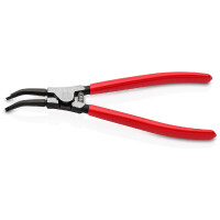 KNIPEX 45 21 200 Montagezange für Sprengringe auf Wellen mit Kunststoff überzogen schwarz atramentiert 220 mm
