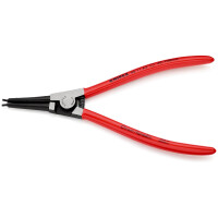 KNIPEX 46 11 A3 SB Sicherungsringzange für Außenringe auf Wellen mit Kunststoff überzogen schwarz atramentiert 210 mm