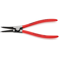 KNIPEX 46 11 A3 Sicherungsringzange für Außenringe auf Wellen mit Kunststoff überzogen schwarz atramentiert 210 mm