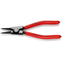 KNIPEX 46 11 G1 Sicherungsringzange für Greifringe auf Wellen mit Kunststoff überzogen schwarz atramentiert 140 mm