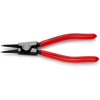 KNIPEX 46 11 G2 Sicherungsringzange für Greifringe auf Wellen mit Kunststoff überzogen schwarz atramentiert 140 mm