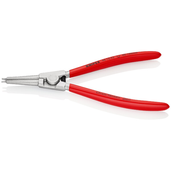 KNIPEX 46 13 A3 Sicherungsringzange für Außenringe auf Wellen mit Kunststoff überzogen verchromt 210 mm