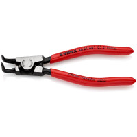 KNIPEX 46 21 A01 SB Sicherungsringzange für Außenringe auf Wellen mit Kunststoff überzogen schwarz atramentiert 125 mm