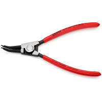 KNIPEX 46 31 A22 Sicherungsringzange für Außenringe auf Wellen 45° gewinkelt mit Kunststoff überzogen schwarz atramentiert 185 mm