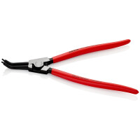 KNIPEX 46 31 A42 Sicherungsringzange für Außenringe auf Wellen 45° gewinkelt mit Kunststoff überzogen schwarz atramentiert 310 mm
