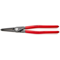 KNIPEX 48 11 J4 Präzisions-Sicherungsringzange für Innenringe in Bohrungen mit rutschhemmendem Kunststoff überzogen grau atramentiert 320 mm