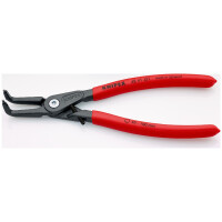 KNIPEX 48 41 J31 Präzisions-Sicherungsringzange für Innenringe in Bohrungen mit rutschhemmendem Kunststoff überzogen grau atramentiert 210 mm