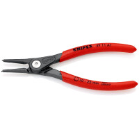 KNIPEX 49 11 A1 Präzisions-Sicherungsringzange für Außenringe auf Wellen mit rutschhemmendem Kunststoff überzogen grau atramentiert 140 mm