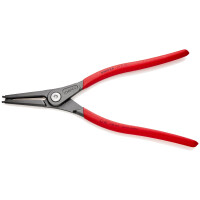 KNIPEX 49 11 A4 SB Präzisions-Sicherungsringzange für Außenringe auf Wellen mit rutschhemmendem Kunststoff überzogen grau atramentiert 320 mm