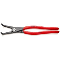 KNIPEX 49 21 A41 SB Präzisions-Sicherungsringzange für Außenringe auf Wellen mit rutschhemmendem Kunststoff überzogen grau atramentiert 305 mm