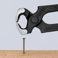 KNIPEX 51 01 210 SB Hammerzange mit Kunststoff überzogen schwarz atramentiert 210 mm