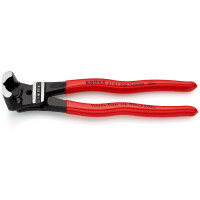 KNIPEX 61 01 200 Bolzen-Vornschneider hochübersetzt mit Kunststoff überzogen schwarz atramentiert 200 mm