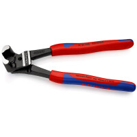 KNIPEX 61 02 200 Bolzen-Vornschneider hochübersetzt mit Kunststoff überzogen schwarz atramentiert 200 mm