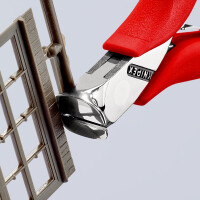 KNIPEX 64 11 115 Elektronik-Vornschneider mit rutschhemmenden Kunststoff-Hüllen 115 mm