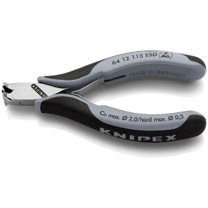 KNIPEX 64 12 115 ESD Elektronik-Vornschneider ESD mit...