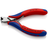 KNIPEX 64 12 115 Elektronik-Vornschneider mit Mehrkomponenten-Hüllen 115 mm
