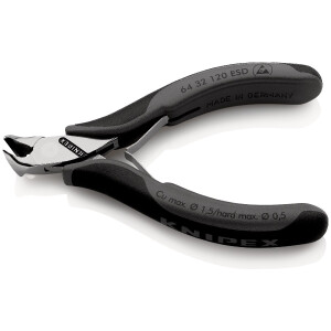KNIPEX 64 32 120 ESD Elektronik-Vornschneider ESD mit...