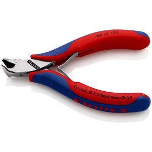 KNIPEX 64 32 120 Elektronik-Vornschneider mit...