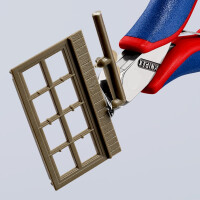 KNIPEX 64 52 115 Elektronik-Vornschneider mit Mehrkomponenten-Hüllen 115 mm