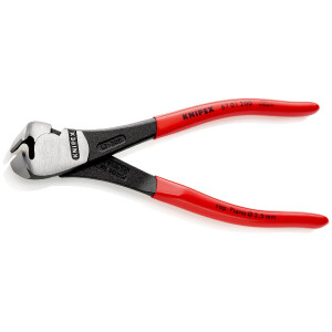 KNIPEX 67 01 200 SB Kraft-Vornschneider mit Kunststoff...