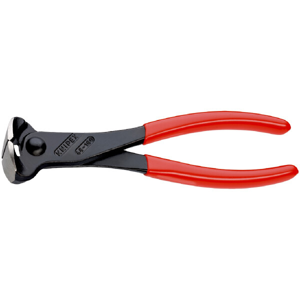KNIPEX 68 01 180 EAN Vornschneider mit Kunststoff überzogen schwarz atramentiert 180 mm