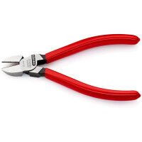 KNIPEX 70 01 140 EAN Seitenschneider mit Kunststoff überzogen schwarz atramentiert 140 mm