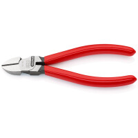 KNIPEX 70 01 140 SB Seitenschneider mit Kunststoff überzogen schwarz atramentiert 140 mm