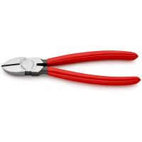 KNIPEX 70 01 180 EAN Seitenschneider mit Kunststoff überzogen schwarz atramentiert 180 mm