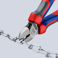 KNIPEX 70 02 160 Seitenschneider mit Comfort-Griffen schwarz atramentiert 160 mm