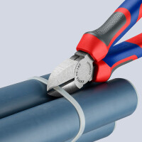 KNIPEX 70 02 180 SB Seitenschneider mit Comfort-Griffen schwarz atramentiert 180 mm
