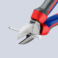 KNIPEX 70 02 180 SB Seitenschneider mit Comfort-Griffen schwarz atramentiert 180 mm
