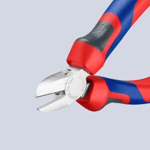 KNIPEX 70 05 125 Seitenschneider mit Comfort-Griffen verchromt 125 mm