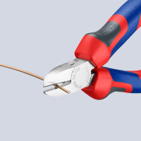 KNIPEX 70 05 125 Seitenschneider mit Comfort-Griffen verchromt 125 mm