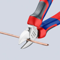 KNIPEX 70 05 160 Seitenschneider mit Comfort-Griffen verchromt 160 mm