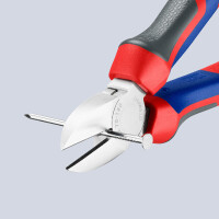 KNIPEX 70 05 180 Seitenschneider mit Comfort-Griffen verchromt 180 mm