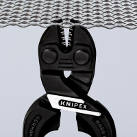 KNIPEX 71 01 160 SB CoBolt® S Kompakt-Bolzenschneider mit Kunststoff überzogen schwarz atramentiert 160 mm