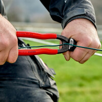 KNIPEX 71 01 250 SB CoBolt® XL Kompakt-Bolzenschneider mit Kunststoff überzogen schwarz atramentiert 250 mm