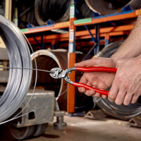KNIPEX 71 01 250 CoBolt® XL Kompakt-Bolzenschneider mit Kunststoff überzogen schwarz atramentiert 250 mm
