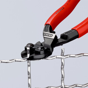 KNIPEX 71 21 200 SB CoBolt® Kompakt-Bolzenschneider mit Kunststoff überzogen schwarz atramentiert 200 mm