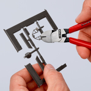 KNIPEX 72 01 140 Seitenschneider für Kunststoff mit Kunststoff überzogen 140 mm