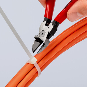KNIPEX 72 01 140 Seitenschneider für Kunststoff mit Kunststoff überzogen 140 mm