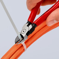 KNIPEX 72 01 140 Seitenschneider für Kunststoff mit Kunststoff überzogen 140 mm