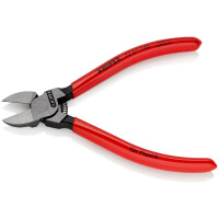 KNIPEX 72 01 140 Seitenschneider für Kunststoff mit Kunststoff überzogen 140 mm