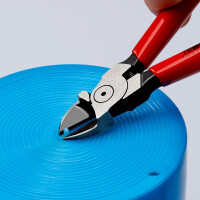 KNIPEX 72 01 140 Seitenschneider für Kunststoff mit Kunststoff überzogen 140 mm